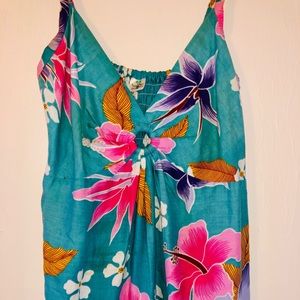 Tropical maxi dress